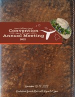 Booklet cover for the 2022 Convention and Annual Meeting