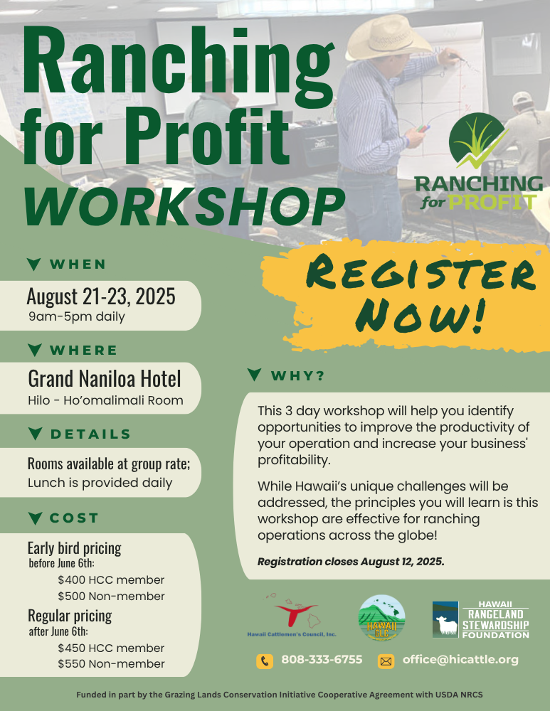 Ranching for Profit Workshop Ranching for Profit Workshop